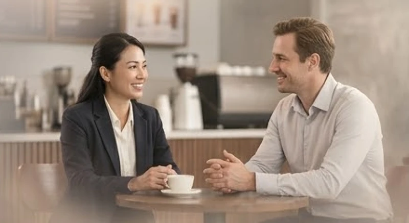 Cuộc trò chuyện vui vẻ giữa người Việt và đối tác nước ngoài không gặp bất kỳ rào cản ngôn ngữ nào