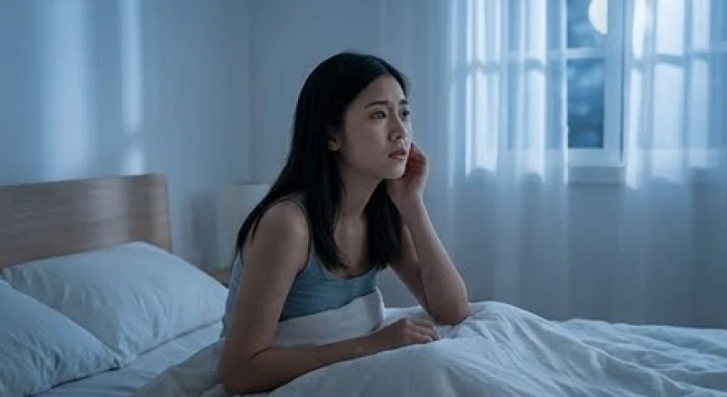 Người phụ nữ trằn trọc suy nghĩ về nguyên nhân đằng sau giấc mơ bị đụng chạm