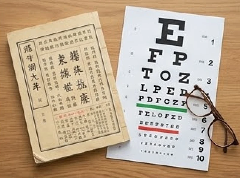 Mắt giật liên tục là điềm gì? Phân biệt tâm linh và y học 2 Sổ tử vi phong thủy và kính râm đặt cạnh nhau tượng trưng cho hai góc nhìn về nguyên nhân nháy mắt liên tục