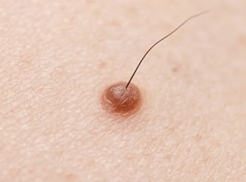 Nốt ruồi nổi có sợi lông mọc khỏe mạnh nhờ nguồn dưỡng chất vi mô dồi dào