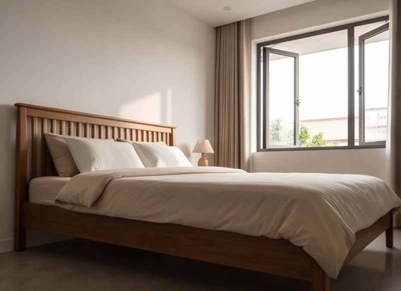 Hướng giường ngủ hợp tuổi Thân: Chi tiết Nam Nữ & Mẹo hóa giải 1 Bố trí giường ngủ theo đúng nguyên tắc tọa cát hướng cát trong phong thủy hình thế.
