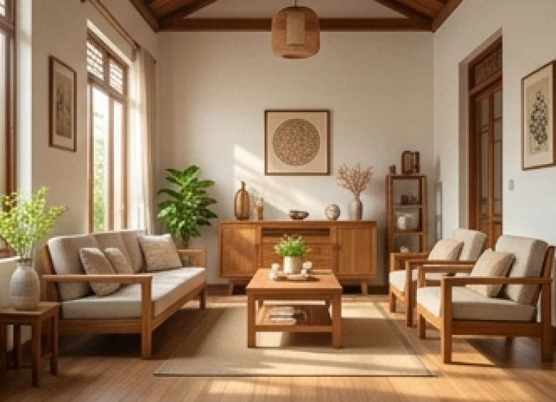 Điềm báo sắp có tin vui: Dấu hiệu nhận biết và cách giữ trọn lộc 7 Phòng khách được sắp xếp gọn gàng với luồng không khí thoáng đãng và ngập tràn ánh sáng tự nhiên