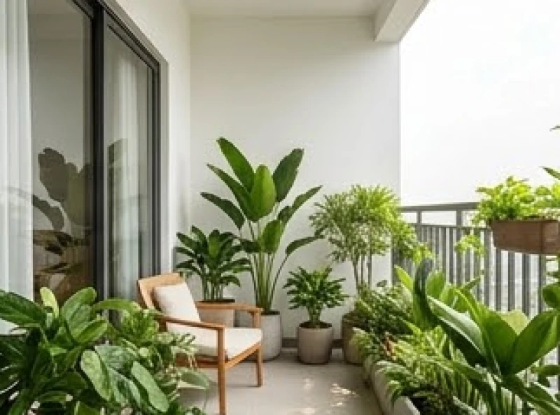Ngôi nhà hướng Đông Nam ngập tràn luồng gió mát mẻ và cây xanh tươi tốt