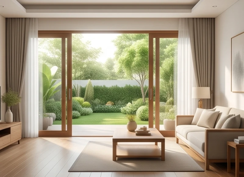 Tuổi Thìn hợp hướng nào? Bảng tra cứu Nam Nữ & cách hóa giải 2 Phòng khách hiện đại ngập tràn ánh sáng mở cửa nhìn ra không gian xanh hướng Đông Nam