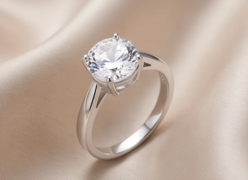 Nhẫn phong thủy tuổi Mão: Bảng màu đá và ngón đeo chuẩn nam nữ 4 Chiếc nhẫn bạc đính đá Topaz trắng lấp lánh dành cho bản mệnh Đại Khê Thủy