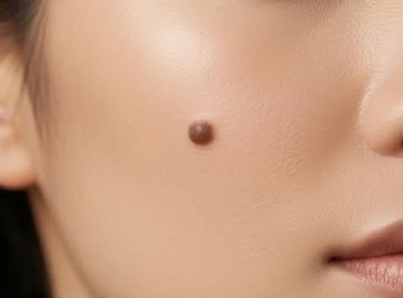 Phân biệt nốt ruồi cát tướng có viền rõ nét và màu sắc đậm đà theo nhân tướng học