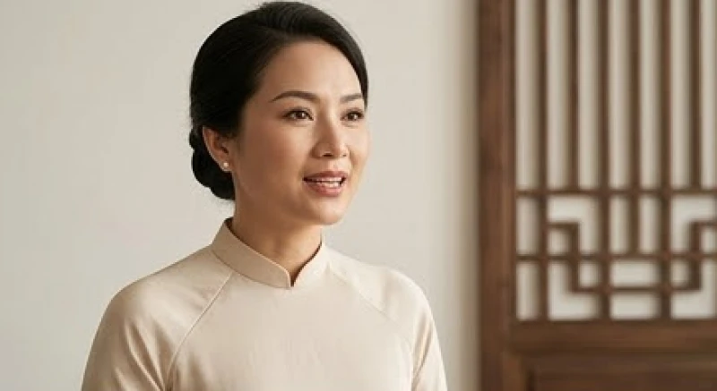 Tướng người có giọng nói cao: Luận tính cách và âm sắc cát hung 1 Gương mặt rạng rỡ của một người phụ nữ Á Đông khi giao tiếp bộc lộ tướng người có giọng nói cao thanh thoát