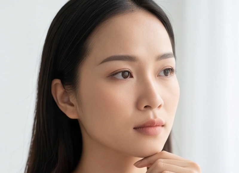 Cấu trúc tướng trán hẹp thường có bề ngang thu nhỏ so với hai gò má trên khuôn mặt