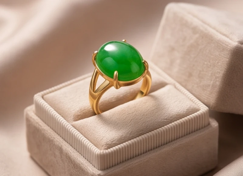 Nhẫn vàng 18K đính đá quý Sapphire nguyên khối mang lại giá trị tích lũy dài hạn trong phân khúc trung cấp