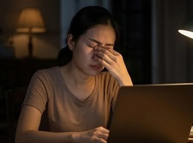 Căng thẳng và mệt mỏi là nguyên nhân y khoa gây ra hiện tượng co giật mí mắt