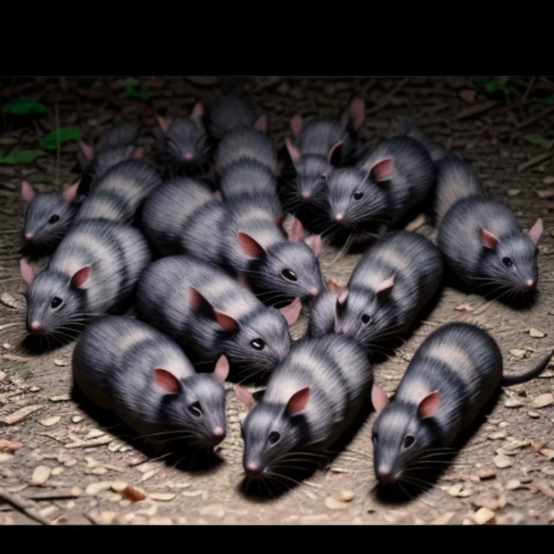 Many dead rats