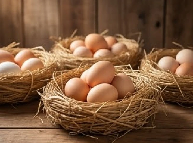 Mơ thấy ổ trứng gà: Tra cứu điềm báo bối cảnh và số tài lộc 3 Không gian mộc mạc với nhiều tổ rơm rạ chứa đầy trứng gà đại diện cho sự sung túc
