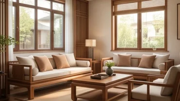 Không gian phòng khách hài hòa giúp hóa giải những điều cấm kỵ trong phong thủy với tuổi Dậu một cách hiệu quả