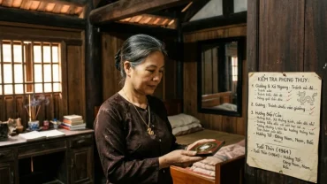 Gia chủ tuổi Thìn đang kiểm tra các vị trí đại kỵ trong phong thủy nhà ở