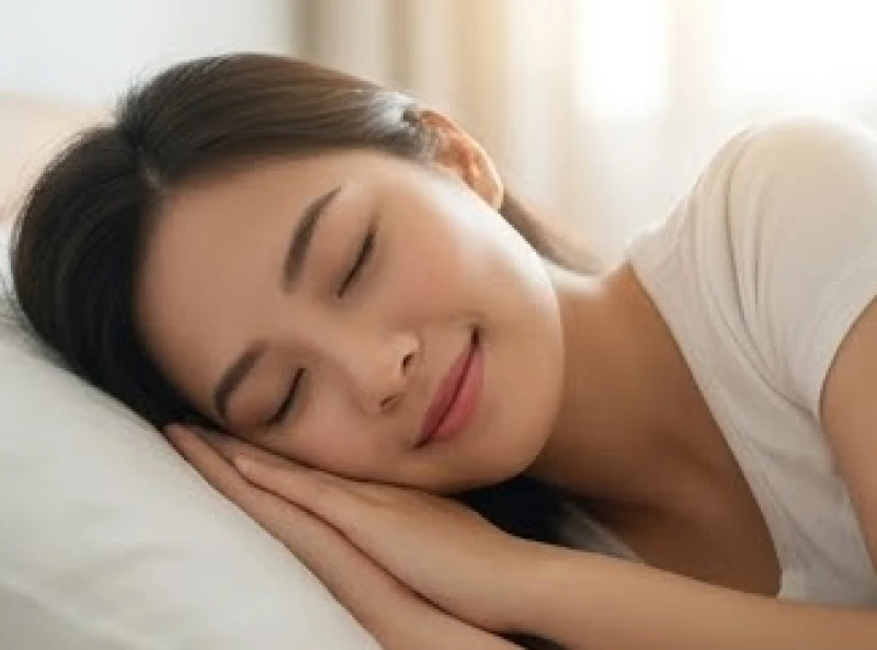 Mơ thấy người khác có thai: Giải mã điềm báo & bộ số tài lộc 2 Gương mặt mỉm cười thanh thản của một người phụ nữ trong giấc ngủ bình yên đón nhận điềm báo tốt lành