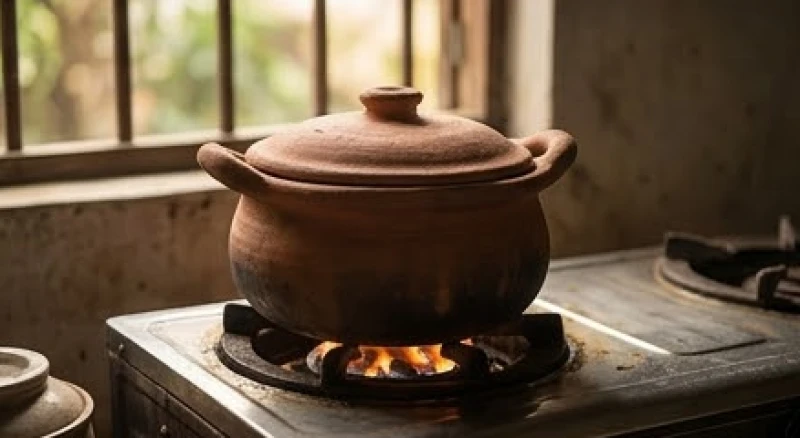 Mơ thấy nồi cơm: Điềm báo cát hung, gia đạo & số may mắn 6 Chiếc nồi đất nung truyền thống Việt Nam đặt trên bếp củi rực hồng, mang năng lượng của sự bền vững