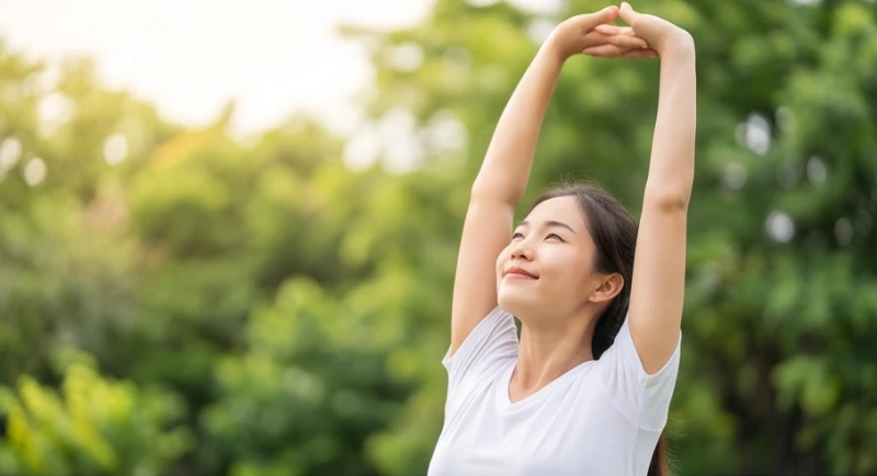 Một người có thể trạng dồi dào, tràn đầy sinh khí nhờ hệ tiêu hóa và gan mật khỏe mạnh