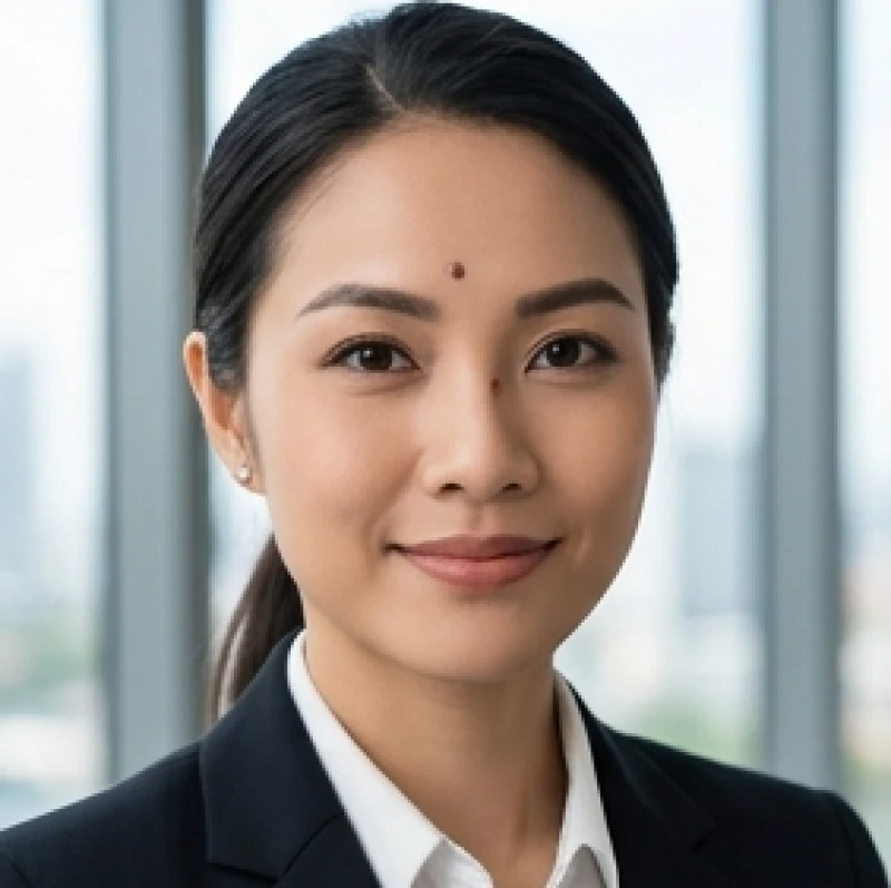 Chân dung người phụ nữ công sở Việt Nam thanh lịch có nốt ruồi nhỏ ở giữa hai lông mày