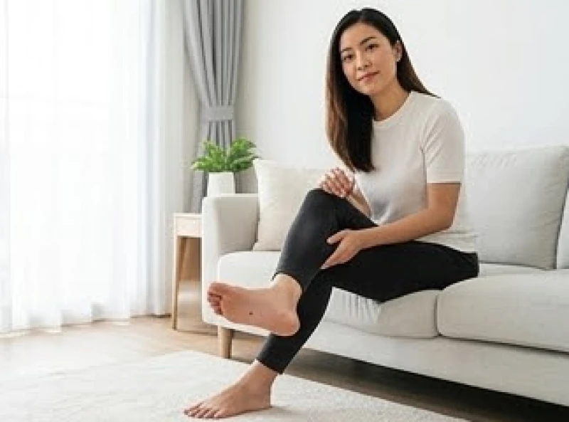 Người phụ nữ tự tin với nốt ruồi nhỏ ở lòng bàn chân trái tượng trưng cho sự độc lập