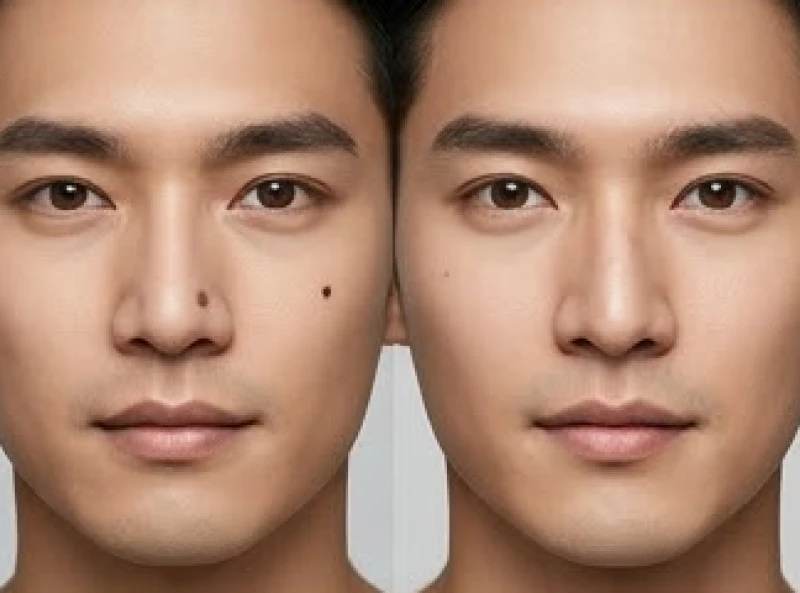 So sánh sự khác biệt về phong thái giữa nam giới có nốt ruồi ở cánh mũi trái và cánh mũi phải