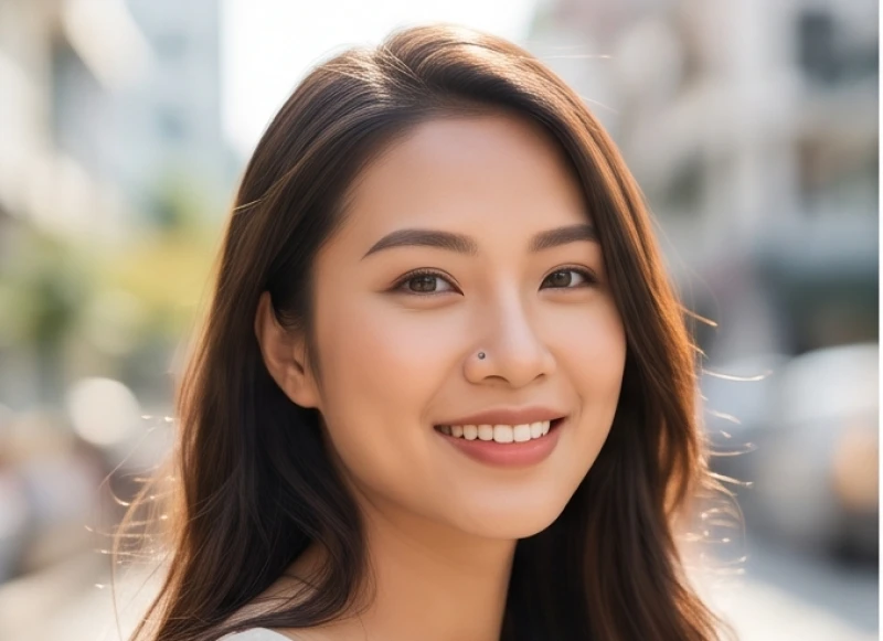 Nốt ruồi ở cánh mũi nữ: Ý nghĩa tướng số & góc nhìn y khoa 4 Biểu cảm phóng khoáng của nữ giới mang nốt ruồi ở cánh mũi phải thường đi kèm với đường tài lộc dễ hao hụt