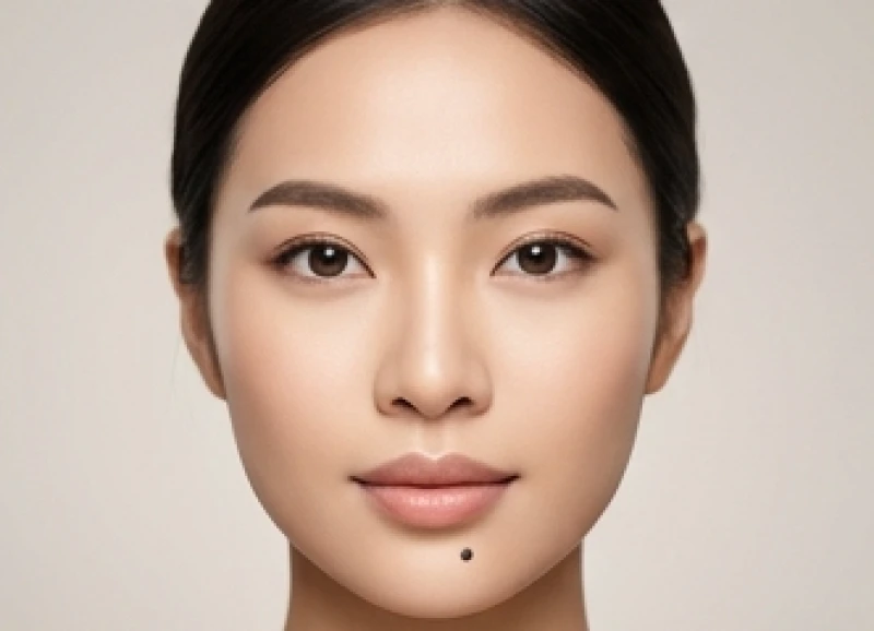 Nốt ruồi dưới cằm nữ: Ý nghĩa tướng số và tiêu chí giữ hay tẩy 4 Vị trí nốt ruồi chính giữa vùng nọng cằm của nữ giới mang lại hậu vận an yên và gia đạo viên mãn