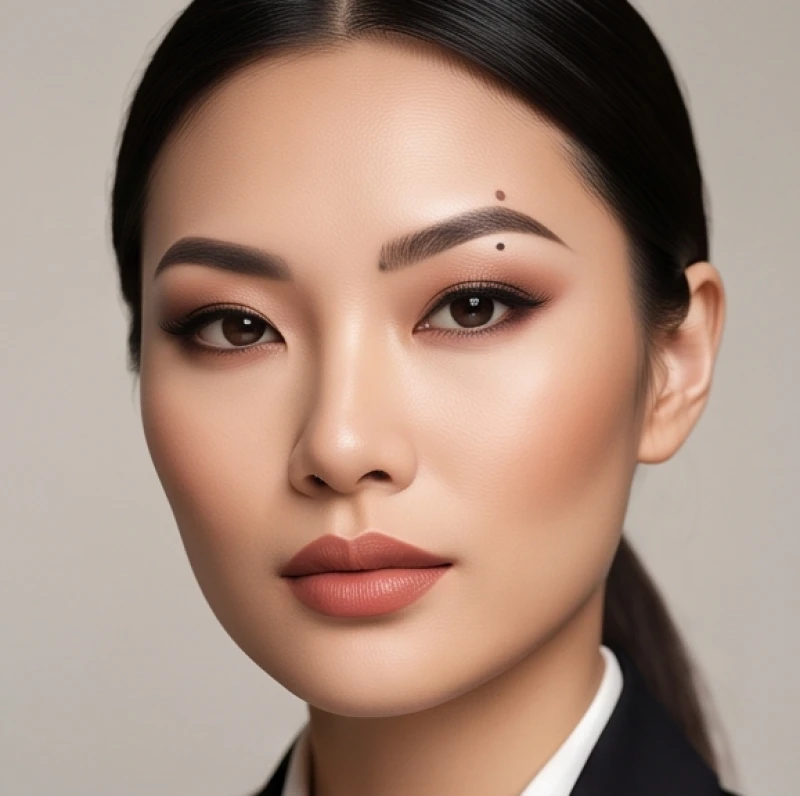 Nữ doanh nhân toát lên vẻ sắc sảo với nốt ruồi phong thủy nằm ngay đỉnh cao nhất của chân mày