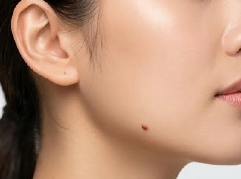 Nốt ruồi ở xương quai hàm: Giải mã vị trí và chi phí tẩy 8 Nốt ruồi nằm ngay sát góc hàm dưới dái tai báo hiệu sự nhạy bén