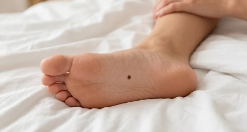 Nốt ruồi chính giữa tâm lòng bàn chân trái của phụ nữ mang lại cuộc sống viên mãn