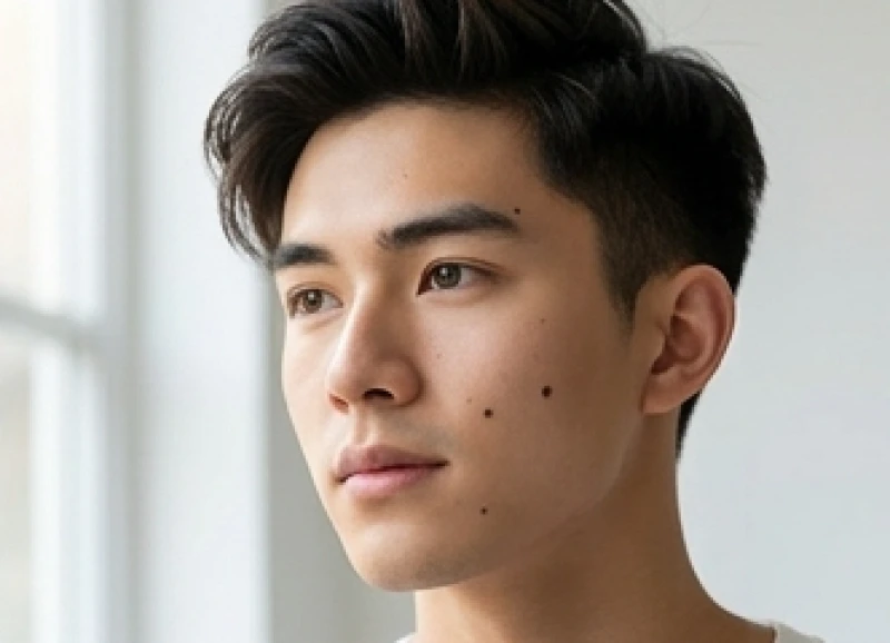 Nam giới có nốt ruồi ở gò má trái thể hiện sự phong trần và ý chí phấn đấu mạnh mẽ trong sự nghiệp
