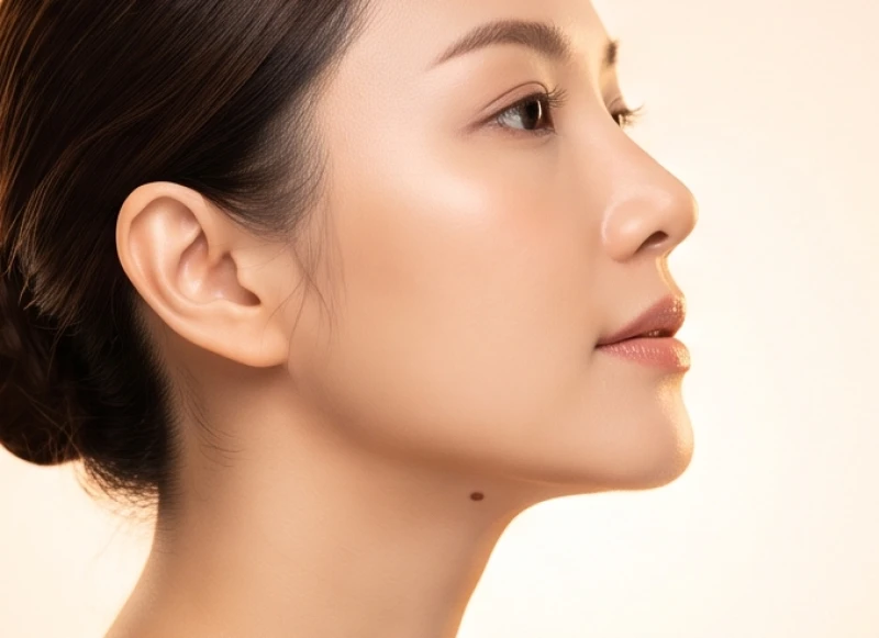 Vị trí nốt ruồi khuất dưới nọng cằm bên phải mang ý nghĩa tàng tài