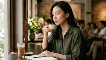Cận cảnh nốt ruồi ở cằm trên khuôn mặt một người phụ nữ Việt Nam mang ý nghĩa tài lộc và phú quý