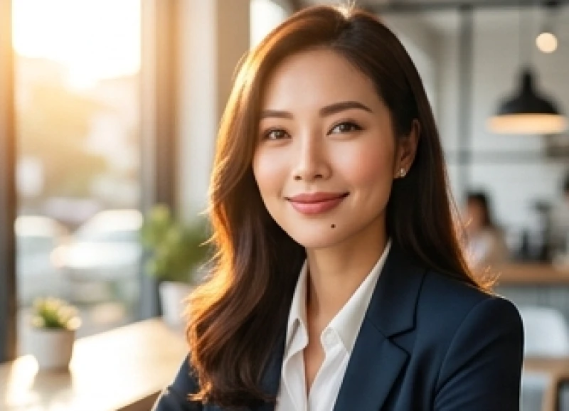 Nốt ruồi dưới cằm nữ: Ý nghĩa tướng số và tiêu chí giữ hay tẩy 3 Nụ cười tự tin của phụ nữ có nốt ruồi dưới cằm bên phải tượng trưng cho tư duy kinh doanh nhạy bén
