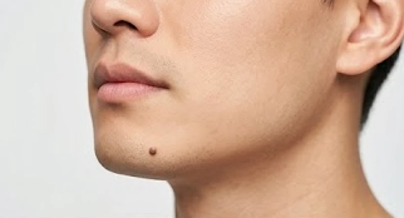 Nốt ruồi dưới cằm nam: Giải mã tướng số và bảng giá tẩy y khoa 2 Gương mặt thanh tú của nam giới sở hữu nốt ruồi bên cằm trái biểu tượng cho sự tự lập kiên định