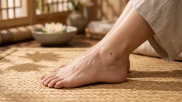 Cận cảnh nốt ruồi ở cổ chân mang ý nghĩa nhân tướng học và lời khuyên y khoa
