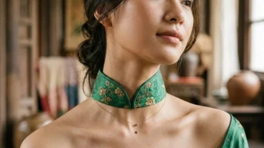 Cận cảnh vị trí hõm cổ giúp nhận biết nốt ruồi ở cổ có lỗ tiền chôn là gì trong nhân tướng học và y khoa