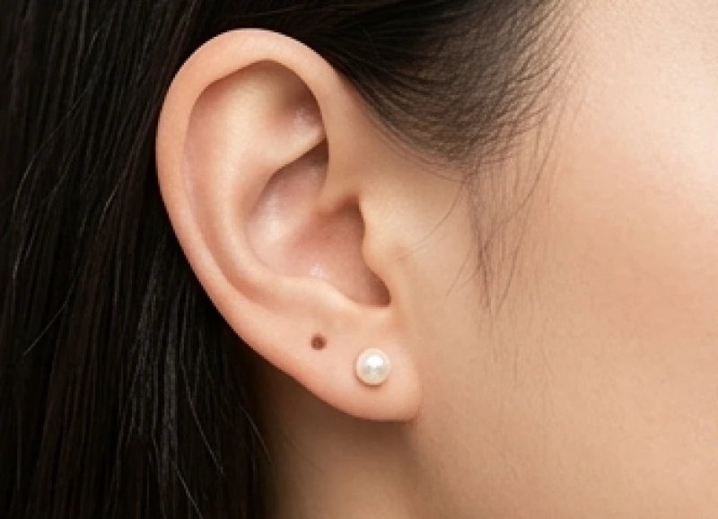 Nốt ruồi trong tai: Luận giải tướng số nam nữ và bảng giá tẩy 2 Người phụ nữ sở hữu nốt ruồi ở dái tai kết hợp cùng trang sức thanh lịch