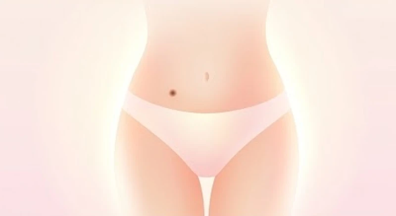Vị trí nốt ruồi tại khu vực gò âm hộ và vùng mu của người phụ nữ