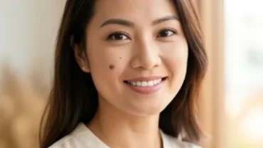 Chân dung người phụ nữ Việt Nam tự tin với nốt ruồi ở má phải đầy duyên dáng