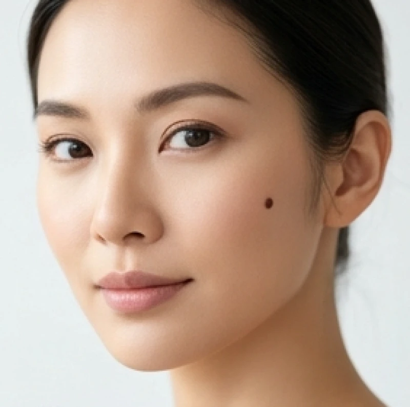 Nữ giới sở hữu nốt ruồi ở má gần tai bên trái thường rất khéo léo trong giao tiếp