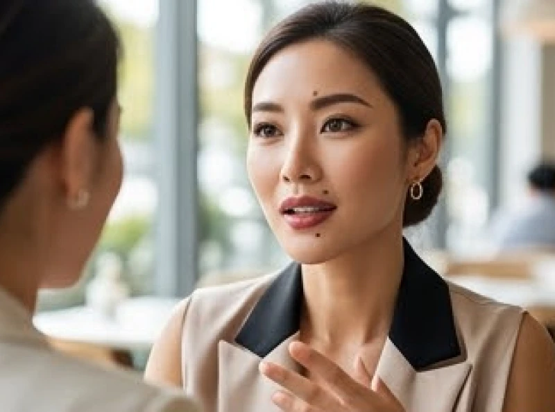 Nốt ruồi ở môi: Ý nghĩa tướng số nam nữ và lưu ý tẩy an toàn 3 Phụ nữ sở hữu nốt ruồi ở môi trên với nụ cười duyên dáng và phong thái tự tin