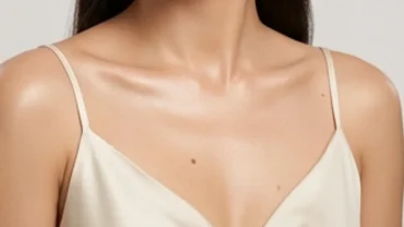 Góc chụp nghệ thuật tôn vinh vẻ đẹp làn da và ý nghĩa nốt ruồi ở ngực nữ giới
