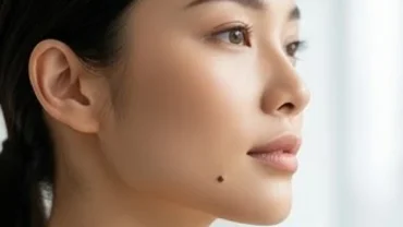 Người phụ nữ sở hữu nốt ruồi ở xương quai hàm sắc nét và thanh thoát