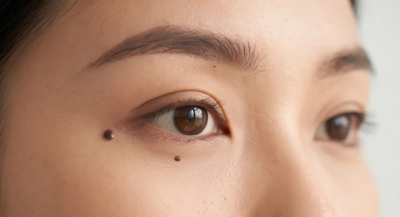 Vị trí nốt ruồi ở đuôi mắt hay lệ đường thường bị coi là nốt ruồi phá tướng cần đặc biệt lưu tâm