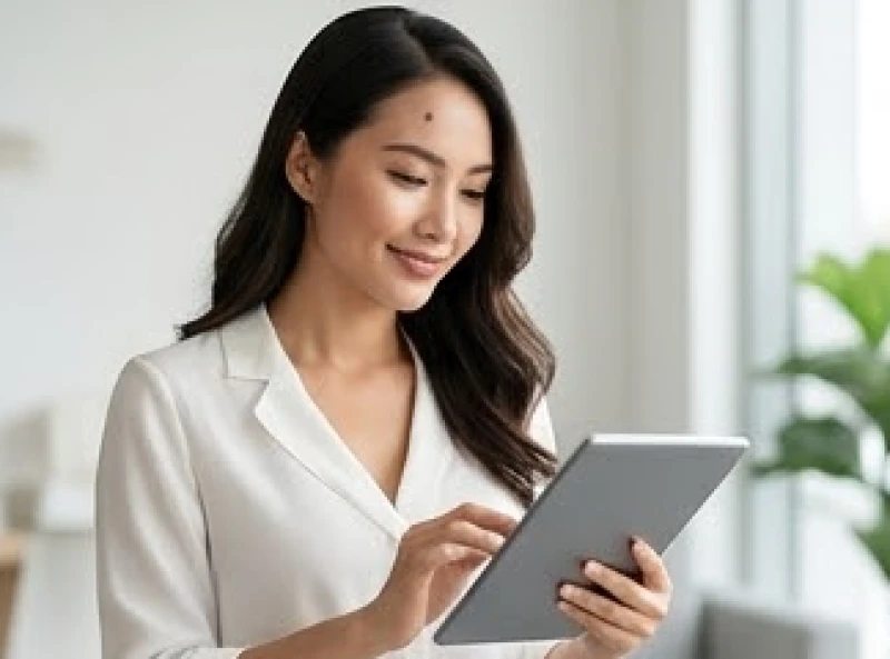 Nữ doanh nhân có nốt ruồi bên phải trán thể hiện sự tự tin và độc lập tài chính