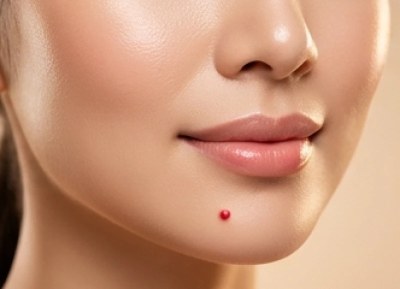 Nốt ruồi dưới cằm nữ: Ý nghĩa tướng số và tiêu chí giữ hay tẩy 5 Nốt ruồi son màu đỏ tươi tắn dưới cằm nữ giới đóng vai trò như viên chu sa thu hút tài lộc bất ngờ