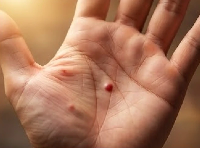 Bàn tay mở ra với điểm nhấn là nốt ruồi son trên đường tình duyên mang lại nhiều tín hiệu tích cực