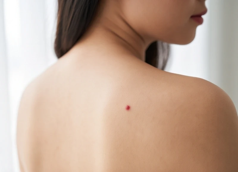 Nốt ruồi son nổi bật trên làn da sáng mịn được xem là điềm báo của sự may mắn và tài lộc dồi dào