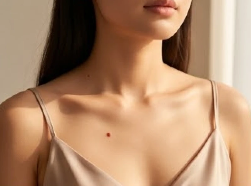 Nữ giới sở hữu nốt ruồi son ở xương quai xanh thường thu hút năng lượng tốt đẹp về tình duyên và gia đạo