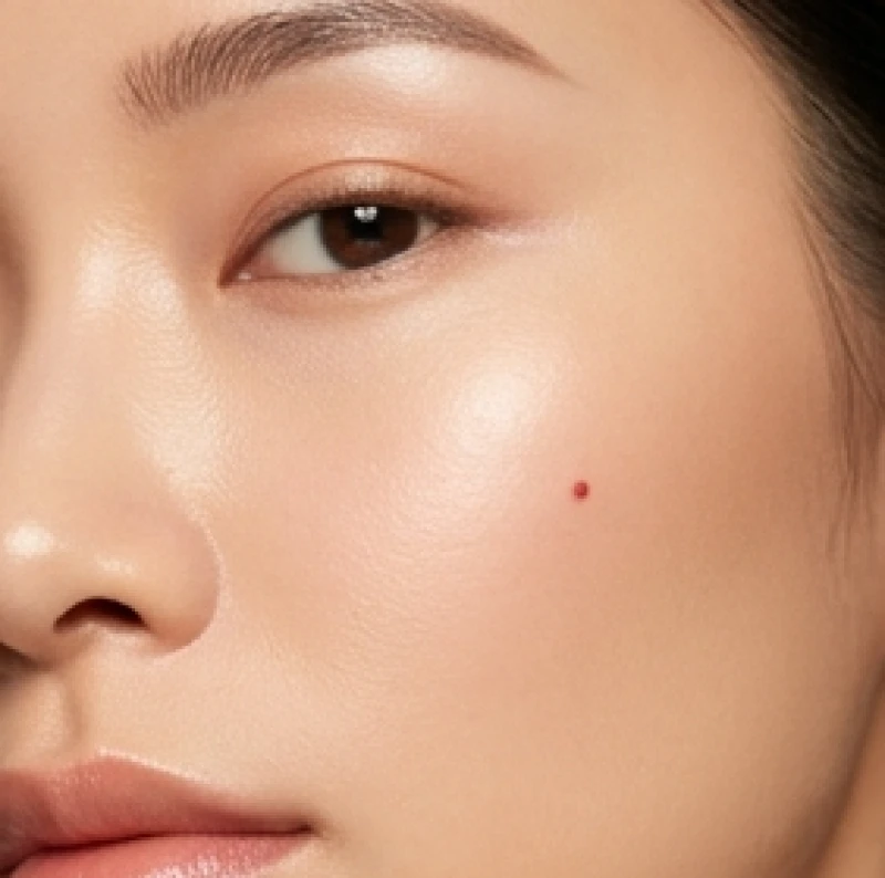 Khuôn mặt nữ giới sở hữu nốt ruồi son màu đỏ tươi mang lại năng lượng tích cực và vượng khí phong thủy